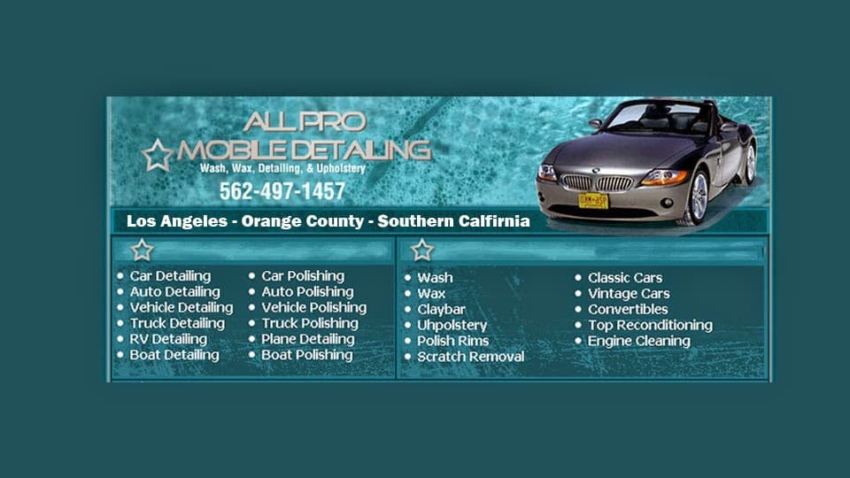 All Pro Mobile Detailing featured
