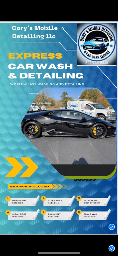Cory's mobile detailing & car Wash LLC featured