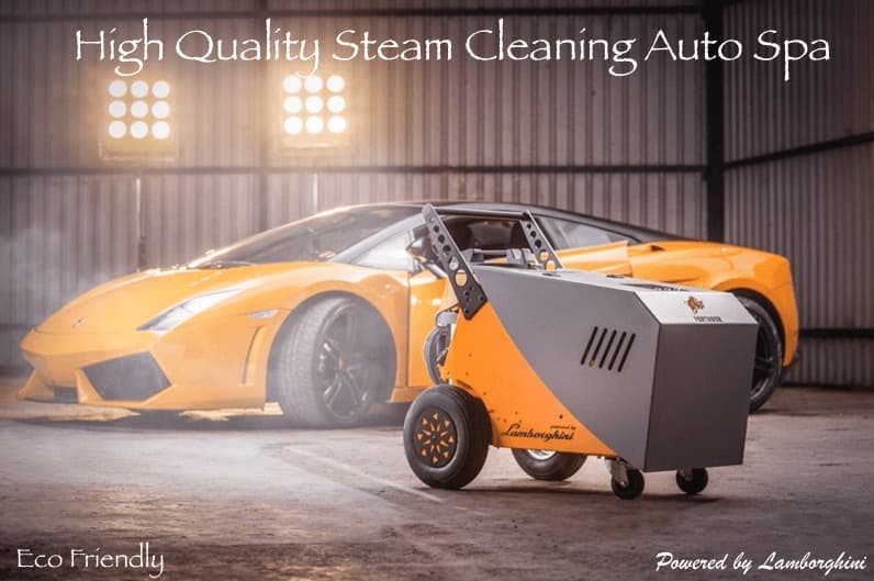 High Quality Steam Cleaning Auto Spa featured