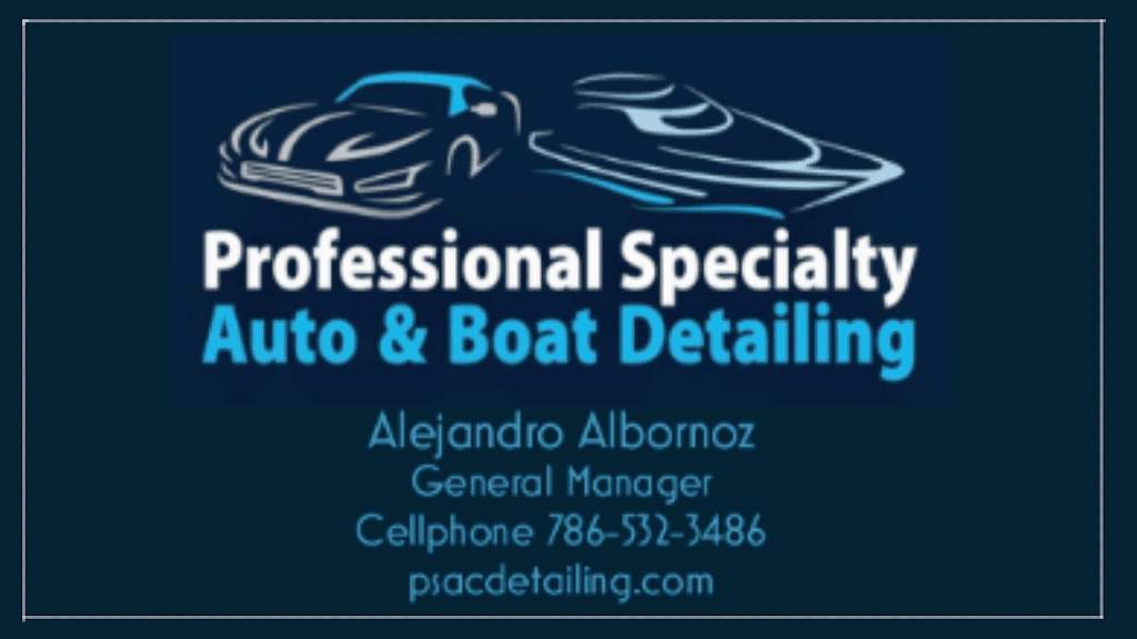 Professional Specialty Auto and Boat Detailing featured