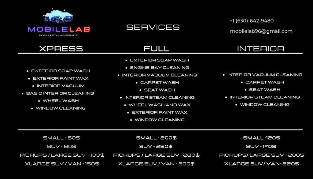 Mobile Lab Car Detailing featured