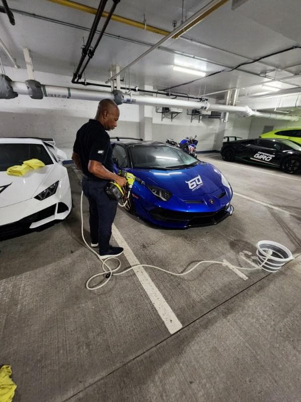 Exotic Mobile Logistics and Detailing Emergency vehicle charging featured
