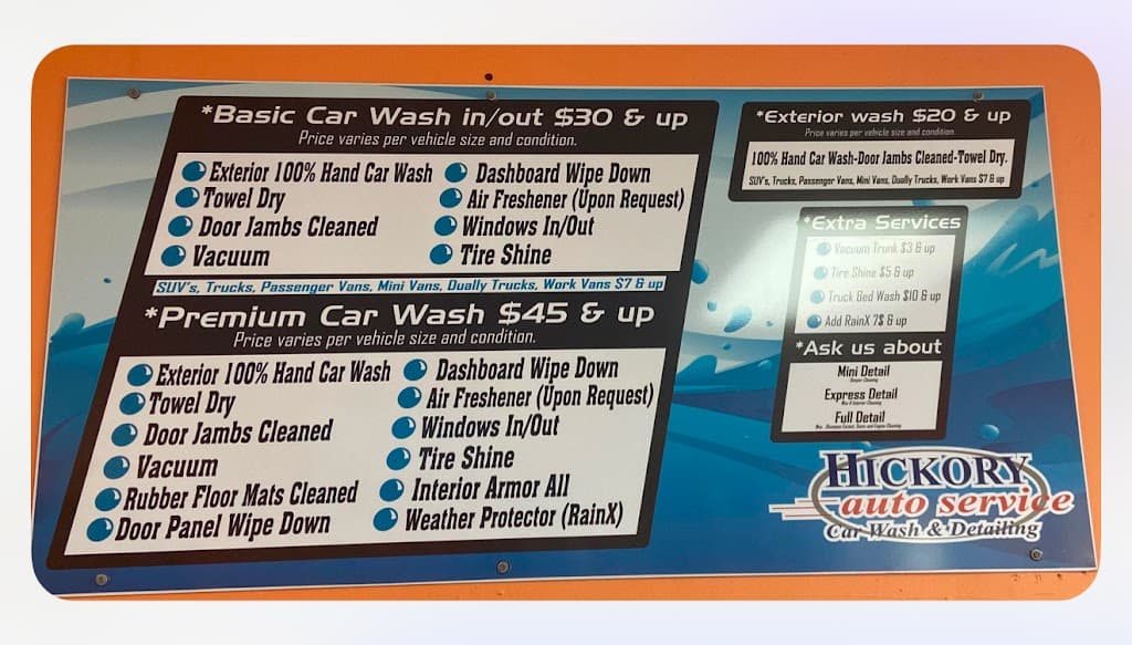 Hickory Auto Services/ 100% Hand Car Wash featured