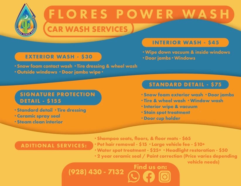 Flores Power Wash & Detailing Solutions LLC featured