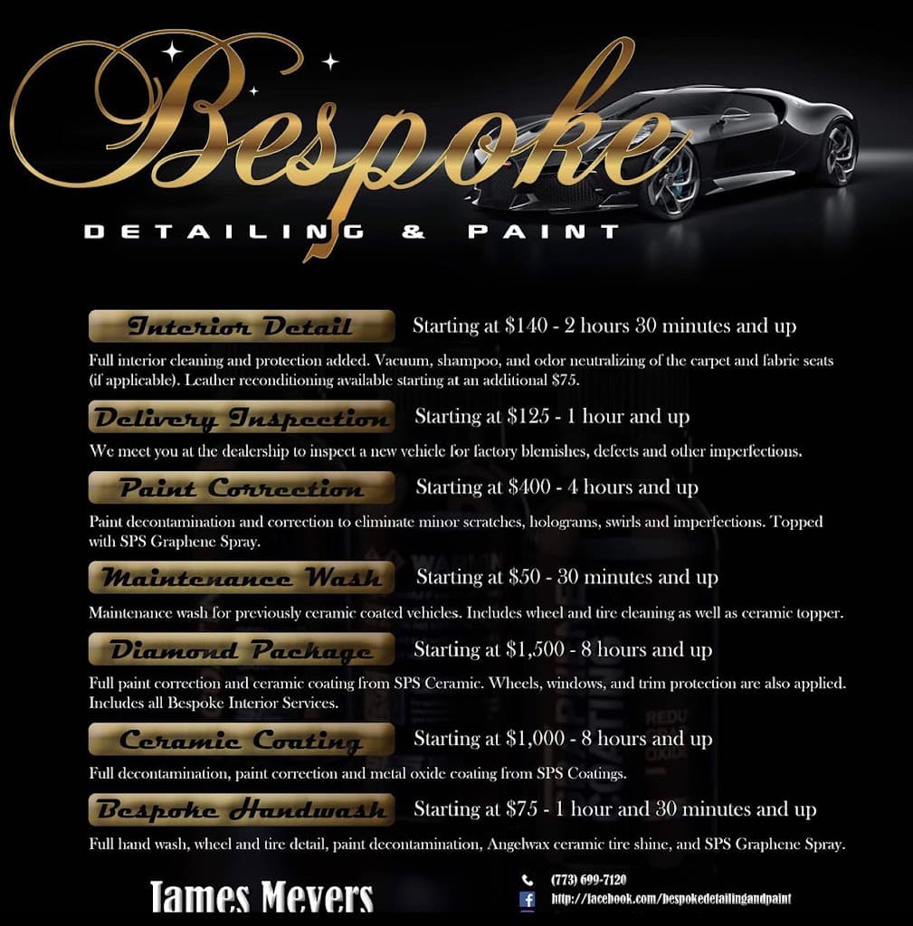 Bespoke Detailing & Paint featured