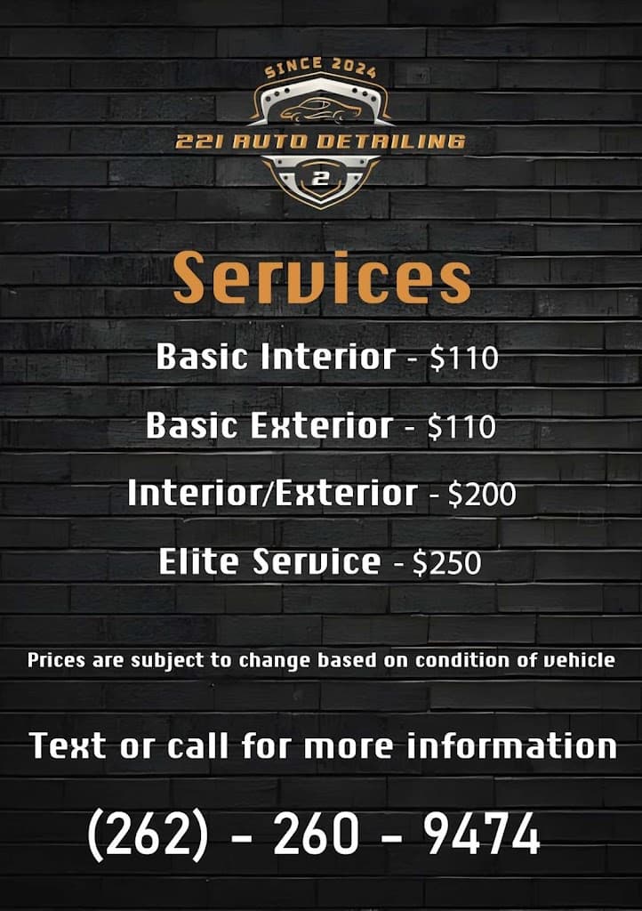 221 Auto Detailing featured