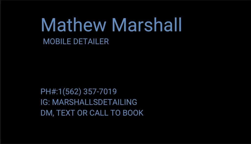 Marshall's Detailing featured